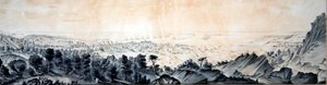 View from Roule Mountain, Cherbourg by Theodore Achille Dumoncel
